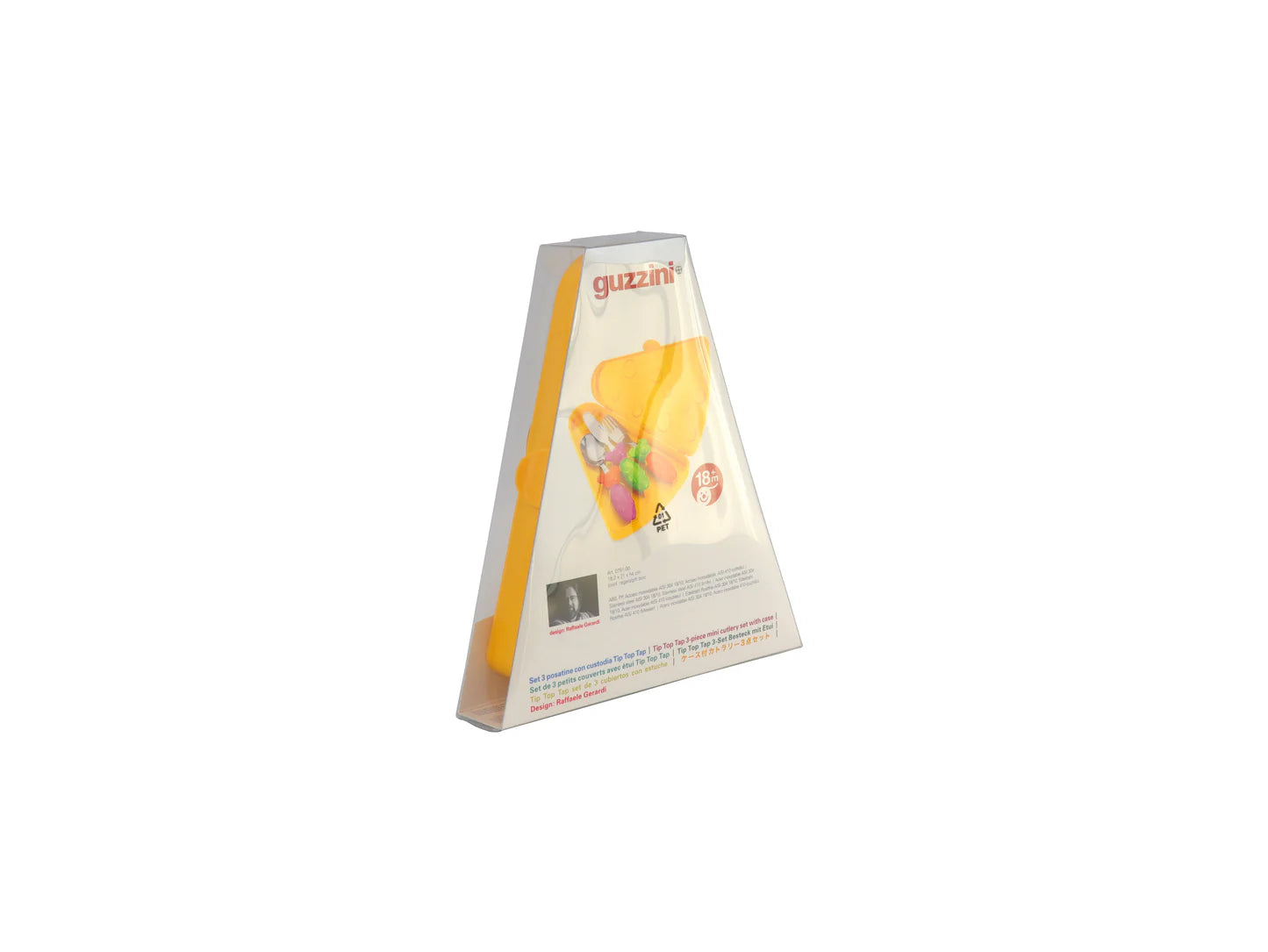 guzzini set 3 posatine con custodia tip top tap