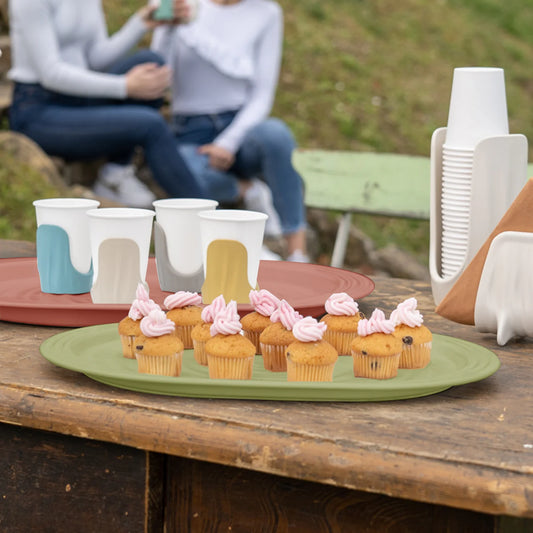 guzzini vassoio m 'tierra' verde chiaro