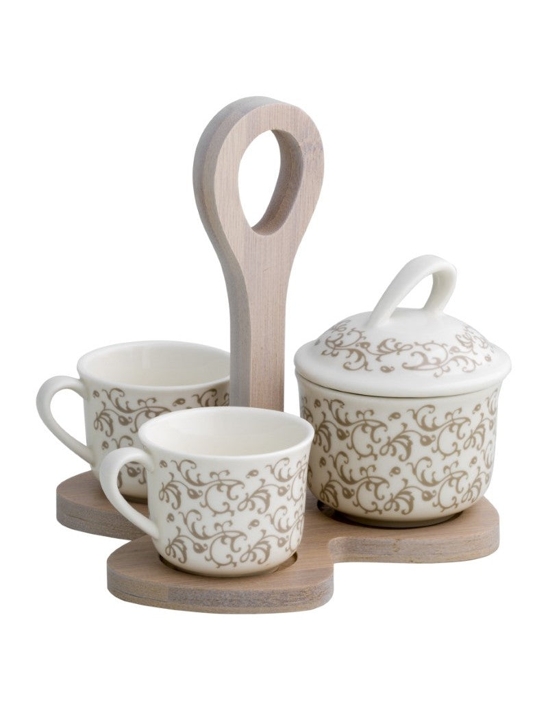 BRANDANI RICCIOLI DI FATA COFFE SET P. C/SUPP. BAM.NAT.