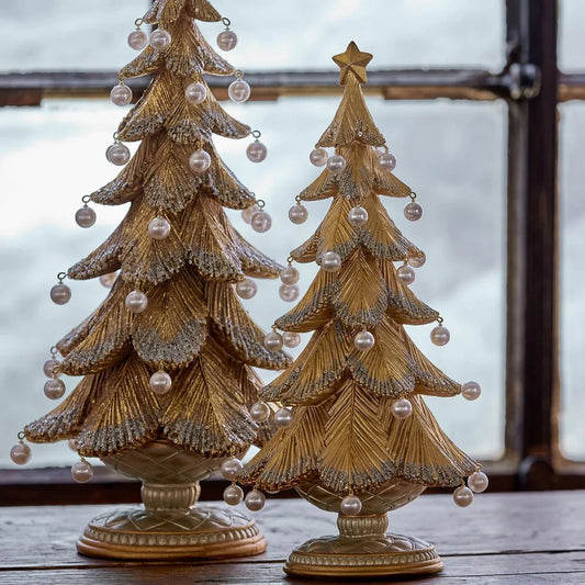 natalizio edg pino poly con perle h cm 36 diam. cm 19