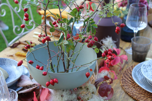 BIZZOTTO CIOTOLA DECORAT KYATHOS VERD MENT D22,5