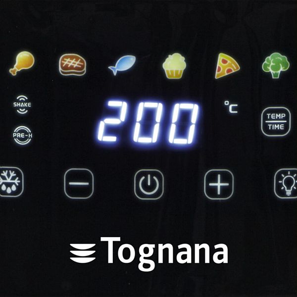 tognana iridea friggitrice ad aria 8 lt displ. champagne