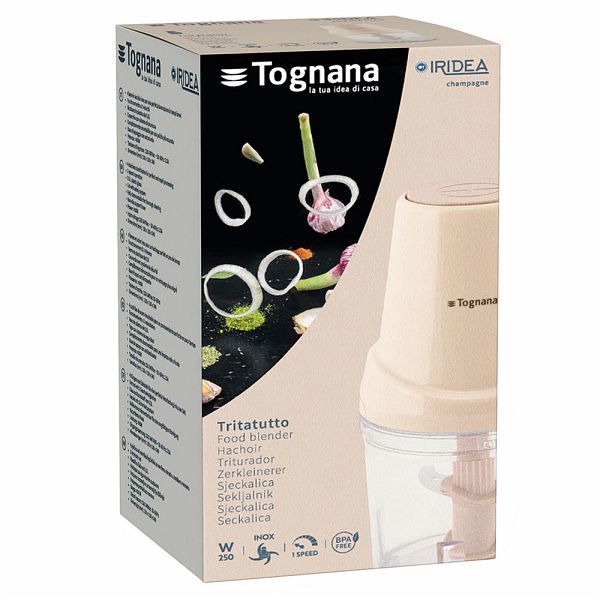 tognana iridea tritatutto 250w - 0.5lt champagne