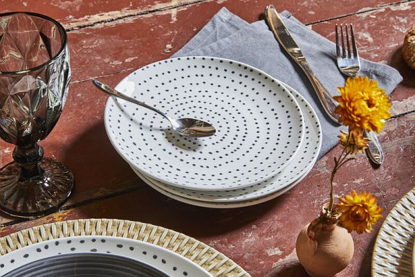 tognana servizio tavola 18 pz madison koonan grigio