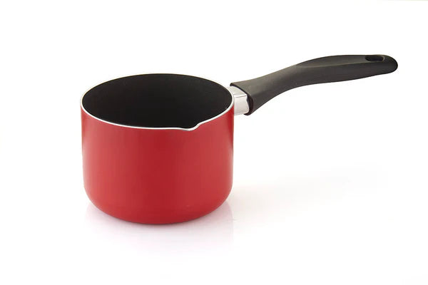 guzzini set padella 16 cm + bollilatte 12 cm 'cook&plus'