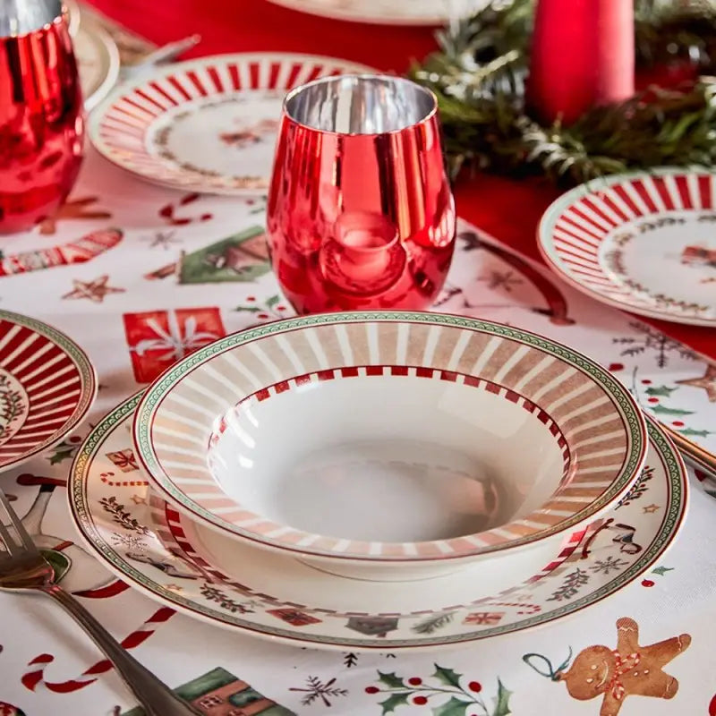 andreafontebasso servizio tavola 18 pz atollo vintage