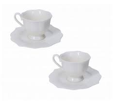 brandani tazze the queen set 2pz new bone china