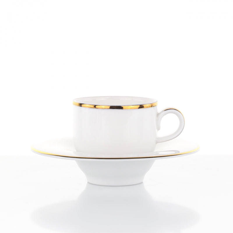 weissestal servizio 12 pezzi tazze Caffe' c/p Plus Gold Line