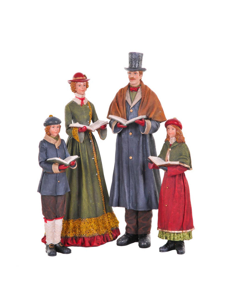 natalizio brandani i cantori set 4pz resina