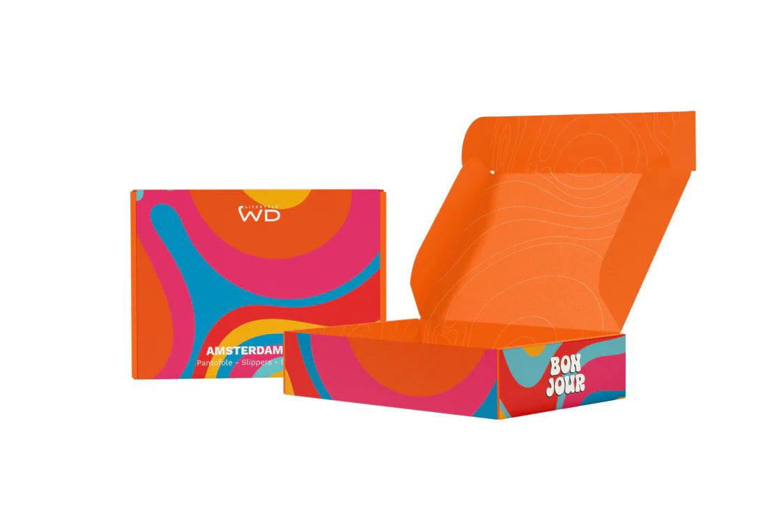 wd Pantofole Bon Jour Taglia S/M