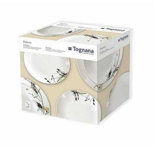 tognana servizio tavola 18 pz madison poivre
