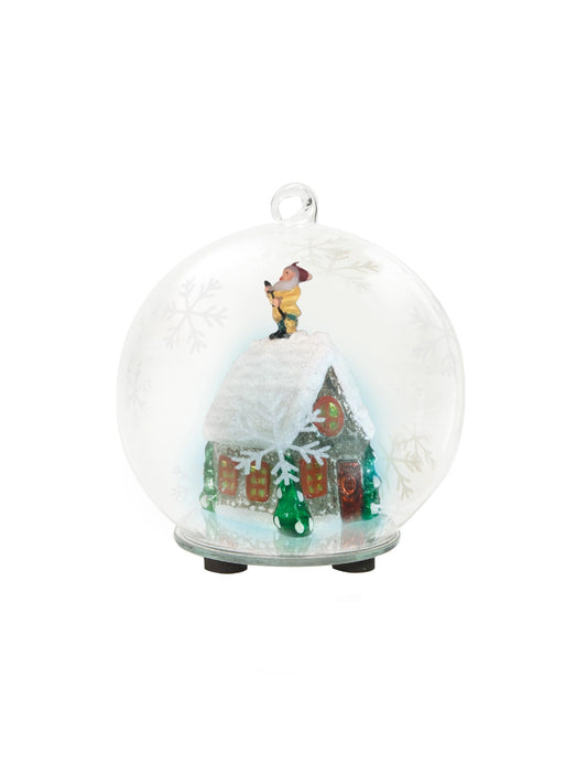 natalizio brandani sfera natalizia c/led soggetti assortiti