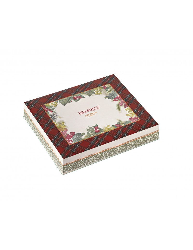 NATALIZIO BRANDANI FORCHETTINA SOTTOBOSCO ROSE GO LD SET 6 PZ IN