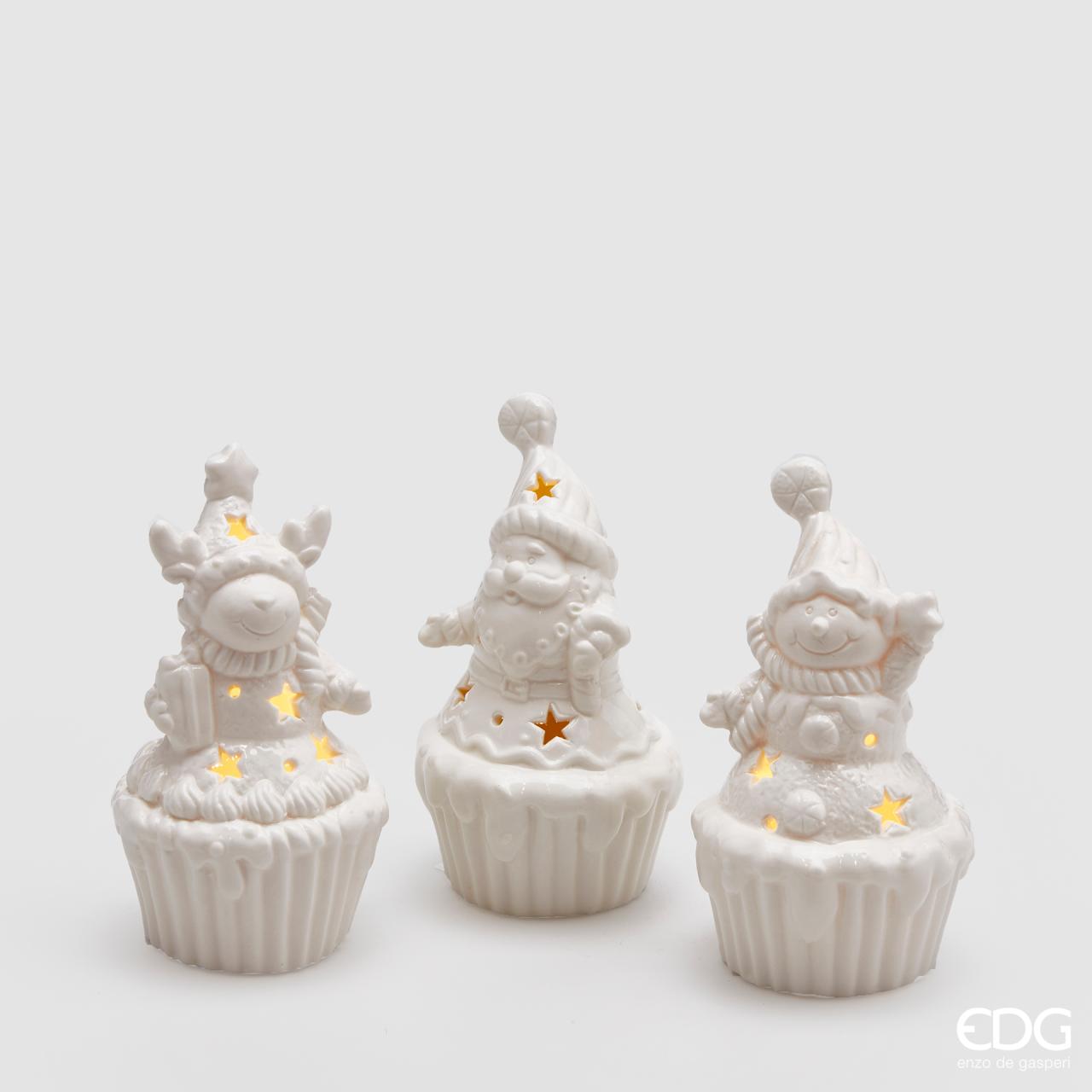 NATALIZIO EDG BABBO+UOMO+RENNA CUPCAK.C/LED(3AS