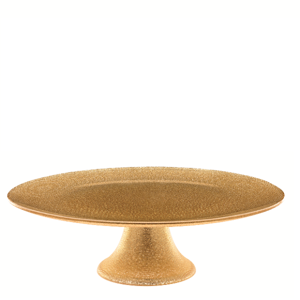 LUIGI BORMIOLI ALZATA GLITTER COL. ARGENTO/ORO diam. cm 33