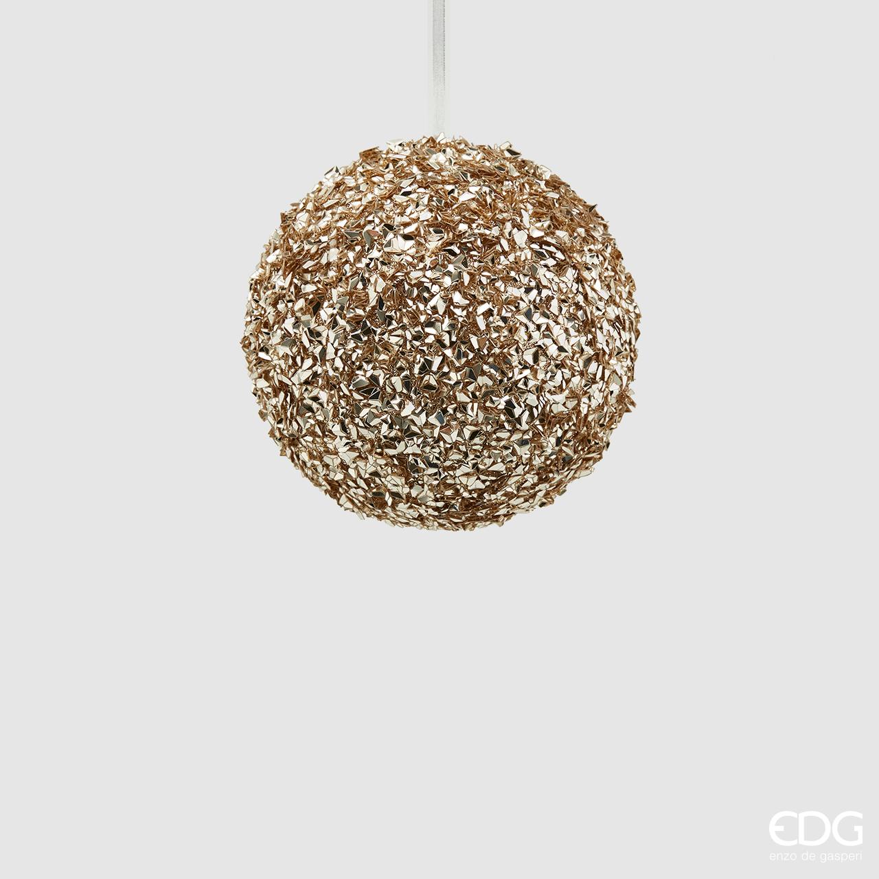 NATALIZIO EDG PALLA GLITTER PVC DIAM. CM 12 GOLD