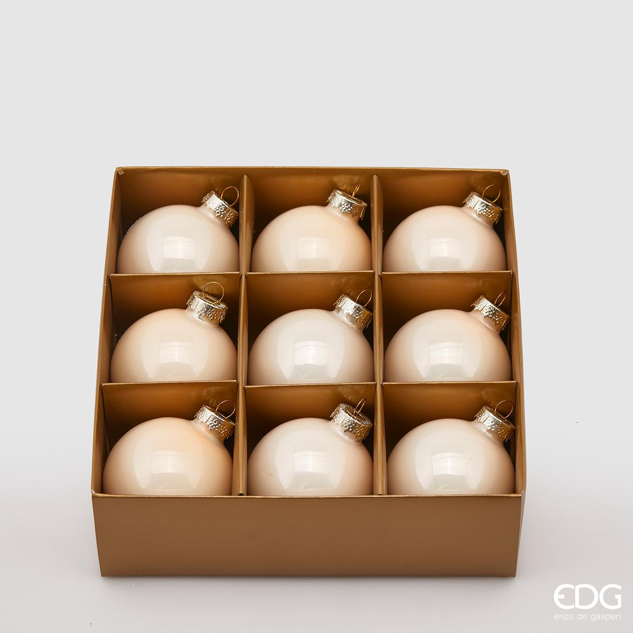 NATALIZIO EDG PALLA VETRO DIAM CM 6 CONFEZIONE 9PZ (SC/QUA