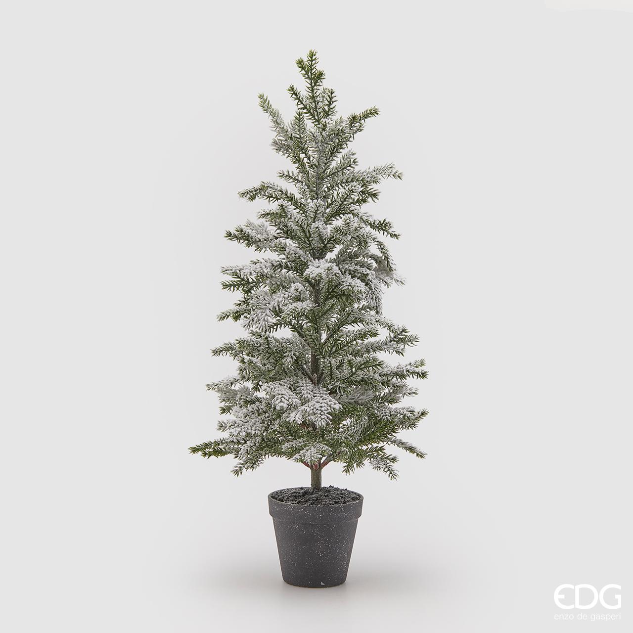 NATALIZIO EDG PINO WEST INNEVATO CON VASO H CM 64