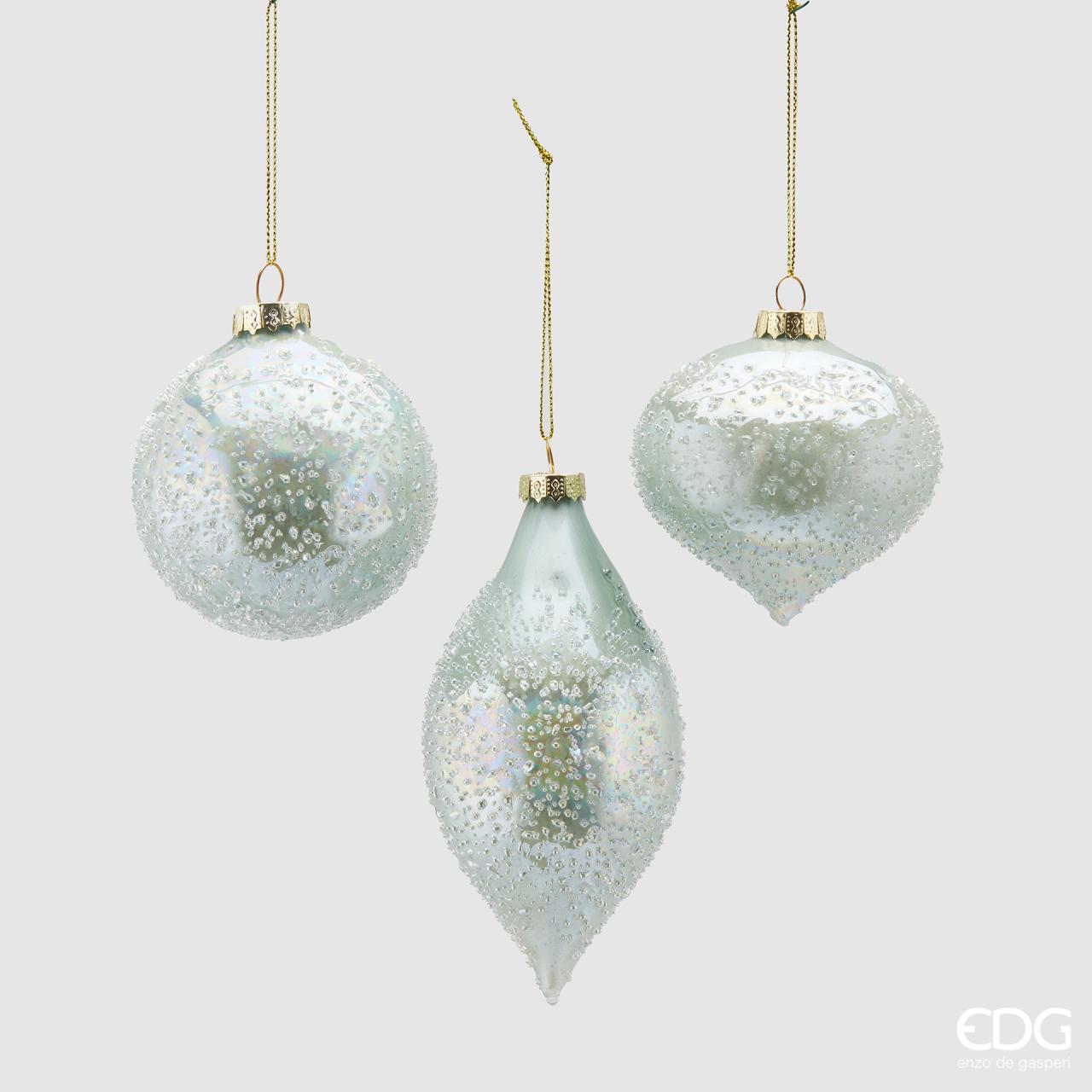 NATALIZIO EDG PALLA/TROT/FUSO VETRO. MICROB (3ASSORTITE)