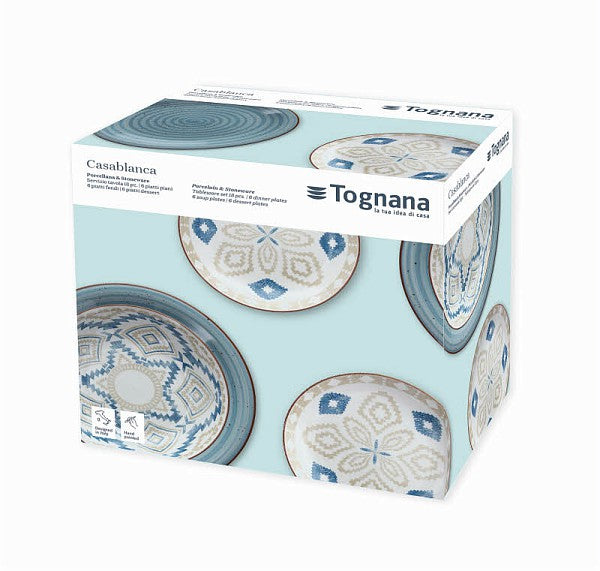 TOGNANA SERVIZIO TAVOLA 18 PZ METROPOLIS CASABLANCA