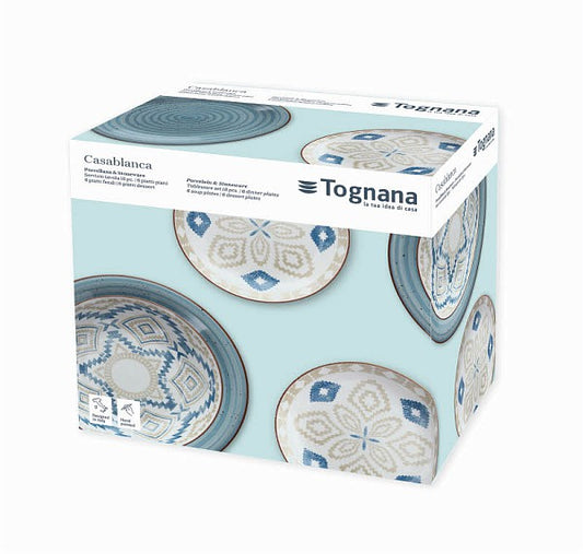 TOGNANA SERVIZIO TAVOLA 18 PZ METROPOLIS CASABLANCA