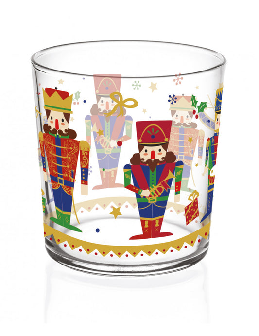 natalizio brandani lo schiaccianoci set 6 bicchieri vetro