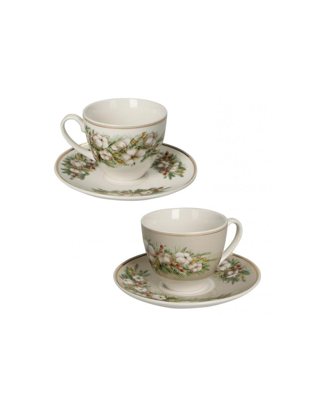 NATALIZIO BRANDANI TAZZINA CAFFE BATUFFOLI SET 2 PZ