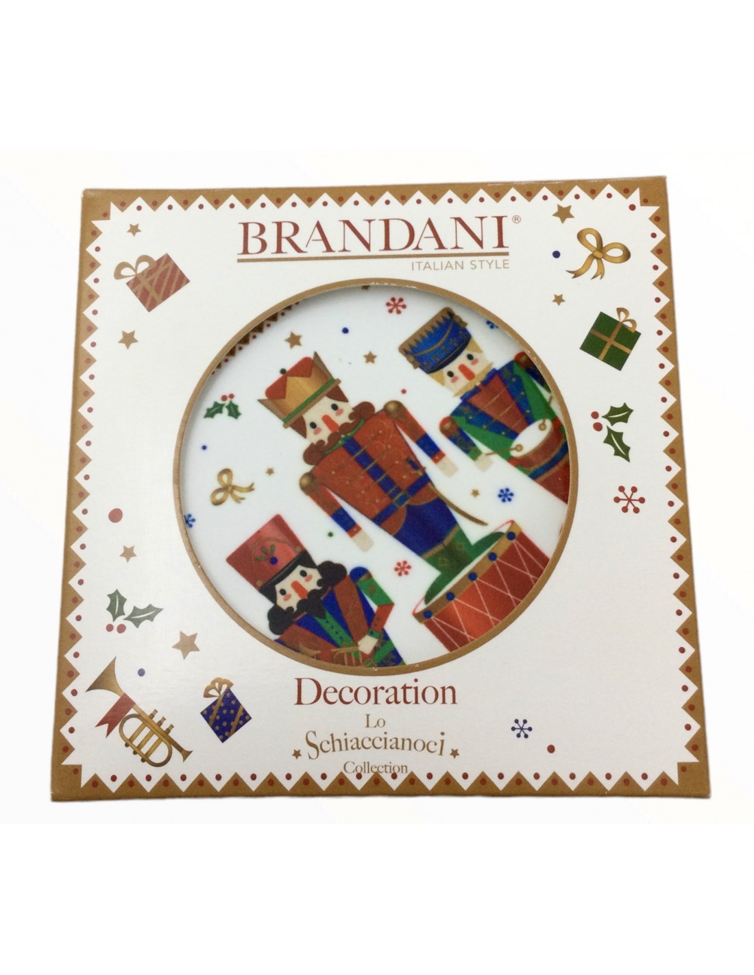 NATALIZIO BRANDANI DECORATION LO SCHIACCIANOCI PALLINA 4PZ