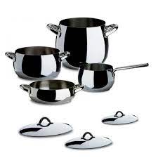 ALESSI MAMI POTS SET 7 PCS