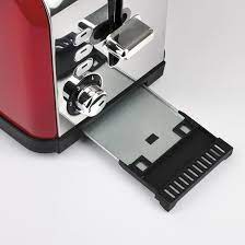 ROASTER TOASTER 850W RED / STAINLESS STEEL