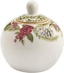 natalizio brandani sottobosco zuccheriera porcellana