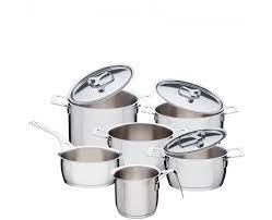 ALESSI POTS & PANS COOKWARE SET 9PZ