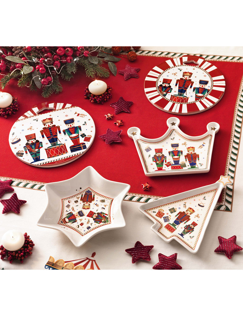 NATALIZIO BRANDANI VASSOIETTO STELLA LO SCHIACCIA NOCI NEW