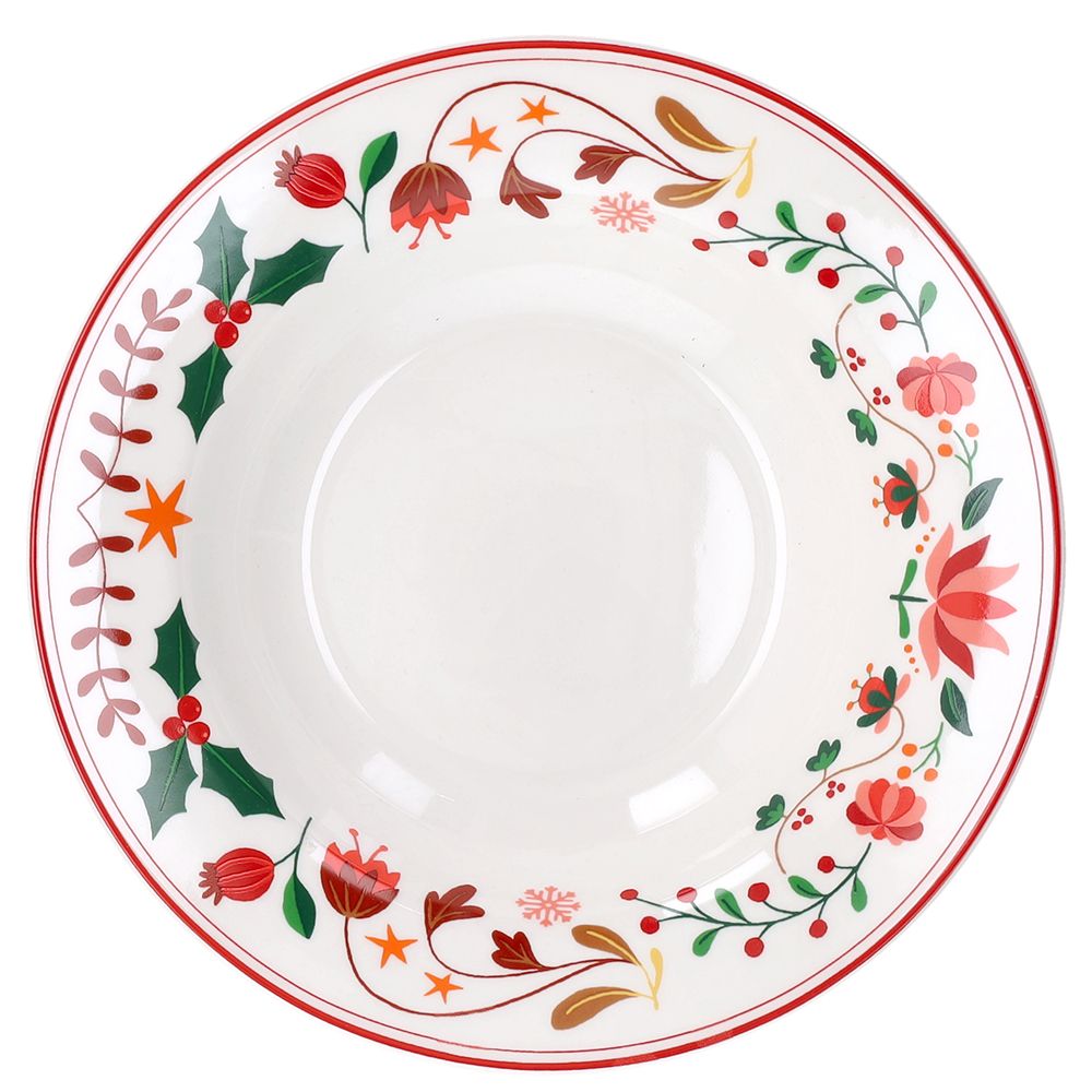 natalizio olimpia new winter folk serv. tavola 18 pz