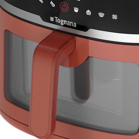 elettro tognana iridea friggitrice ad aria 8.3 lt rosso