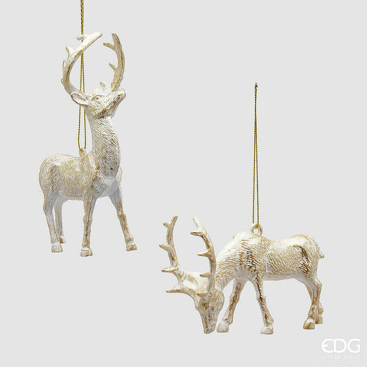 natalizio edg addobbo renna 2 assortite h cm 14 ADDOBBO RENNA 2 ASS. H.14 C5