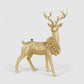natalizio edg Base per Albero Natale Cervo per Pino H 102 Cm L 81 Cm P 38 Cm Oro