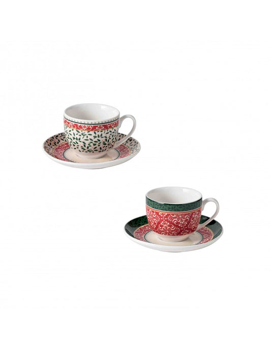 natalizio brandani cantico set 2 tazzine caffè new bone china