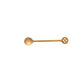 NATALIZIO BRANDANI CUCCHIAINO SOTTOBOSCO GOLD SET  6 PZ INOX