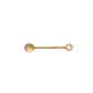 NATALIZIO BRANDANI CUCCHIAINO SOTTOBOSCO GOLD SET  6 PZ INOX