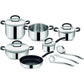 Lagostina Pratica 13 Pcs Stainless Steel Cookware Set