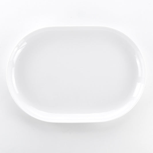WEISSESTAL WEISS WHITE OVAL PLATE 33CM